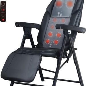 Foldable Electric Massage Chair Heat Shiatsu Vibration - Image 10