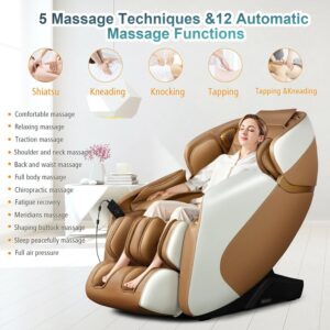 Full Body Massage Chair Recliner Heat Function - Image 3