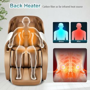 Full Body Massage Chair Recliner Heat Function - Image 6