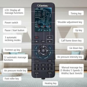 Full Body Massage Chair Recliner Heat Function - Image 8