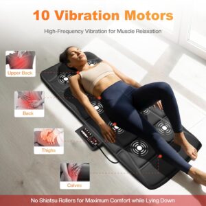 Full Body Massage Mat Heat Vibration - Image 2