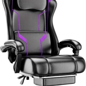 Gaming Chair Ergonomic Fabric Height Adjustable Gray - Image 10