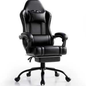 Gaming Chair Ergonomic Fabric Height Adjustable Gray - Image 11