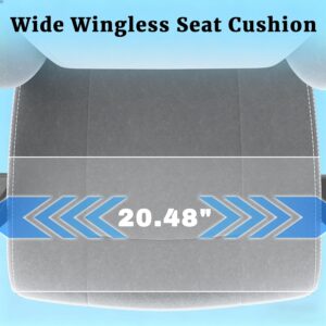 Gaming Chair Ergonomic Fabric Height Adjustable Gray - Image 7