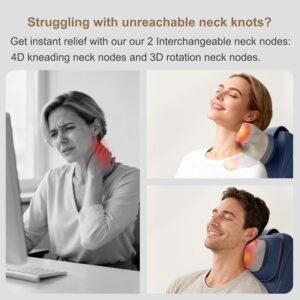 Massage Cushion Neck Back Heat Adjustable - Image 3
