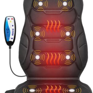 Massage Seat Cushion Vibration Nodes Heat Adjustable
