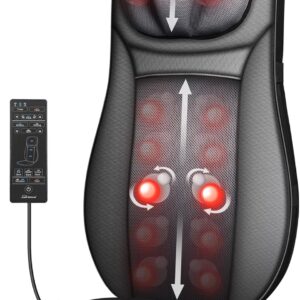 Neck And Back Massager With Heat Adjustable