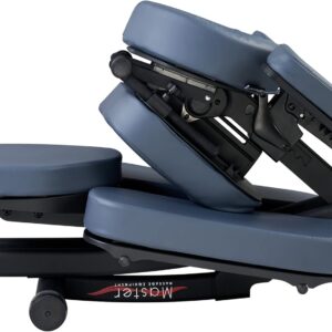 Portable Massage Chair Aluminum Frame Royal Blue - Image 3
