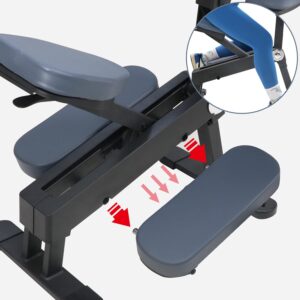 Portable Massage Chair Lightweight Adjustable 2 Inch Cushion - Image 6